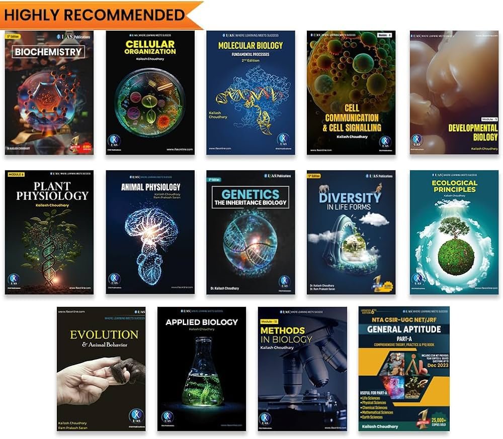 best Csir net life sciences books